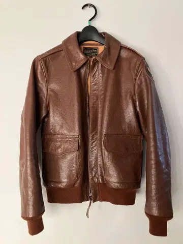 레인보우 컨트리 A-2 가죽 플라이트 자켓 34