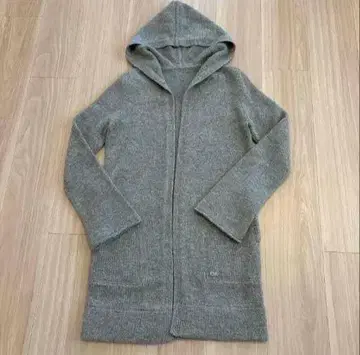 폭시 캐시미어 니트 후드티 르네