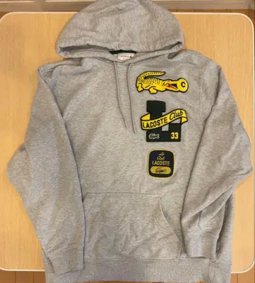 LACOSTE 헤리티지 와펜 후드티