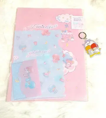 리틀트윈스타 클리어 파일 세트 15주년 기념 참 포함