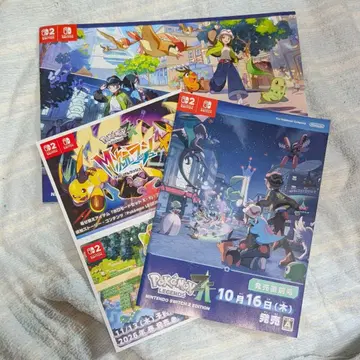 포켓몬 레전즈 ZA 팜플렛 세트