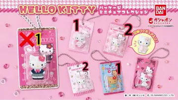 [ 낱개 판매 ] Hello Kitty 패키지 미니어처 컬렉션 가챠