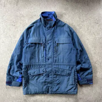 80s90s 엘엘빈 마운틴 후드티 네이비 M 상당