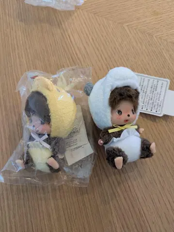 몬치치 애니멀 베이비치치 얼굴 큰 키체인 병아리 판다