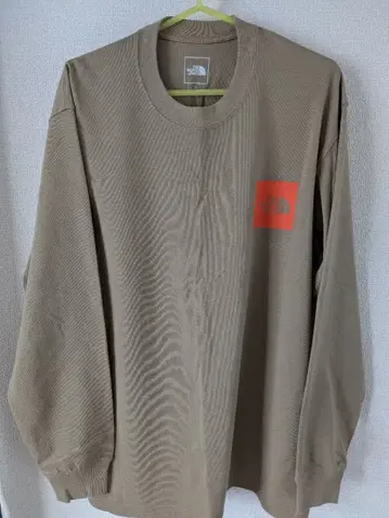 THE NORTH FACE 긴팔 티셔츠 베이지