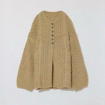 [ eaphi ] HONEYCOMB KNIT CARDIGAN