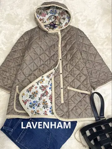 [ 레어 ] LAVENHAM 리버티 안감 퀼팅 자켓 영국제