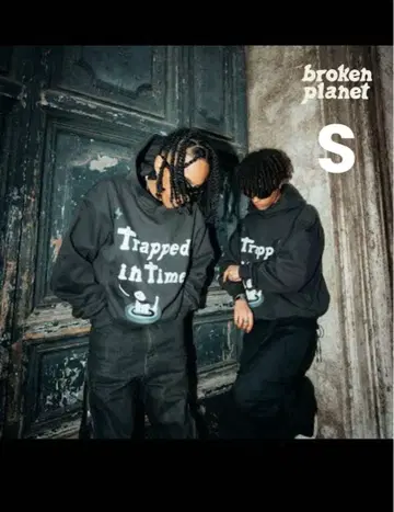 [시착] broken planet Trapped in Time 후드티 S
