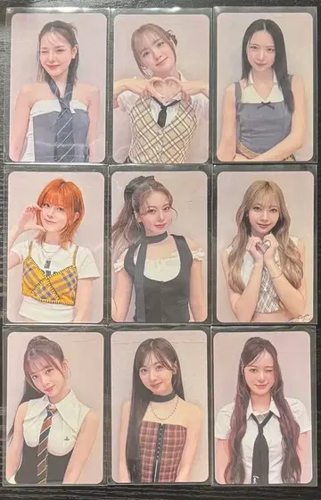 NiziU 홀츠 회장 한정판 포토 카드 히로시마 2일차 전원 세트