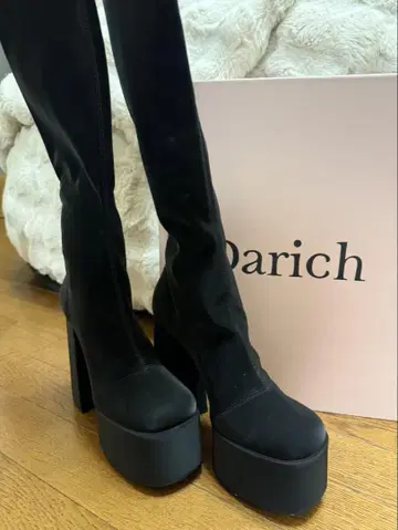 Darich 블랙 롱 부츠