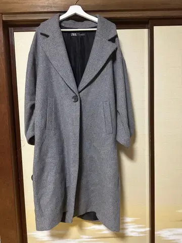 ZARA 롱 코트 그레이 M 사이즈