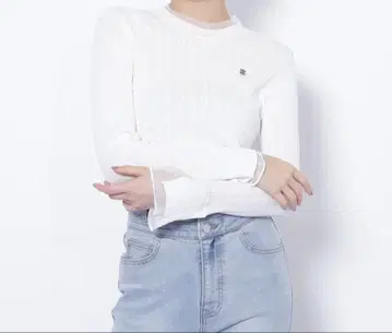 시어 프릴 니트 JILL BY JILLSTUART