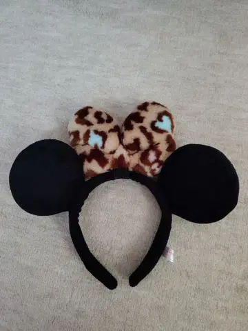 미니 표범 무늬 머리띠 디즈니 리조트