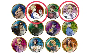 죠죠 월드 2 캔뱃지 시저 듀오 세트