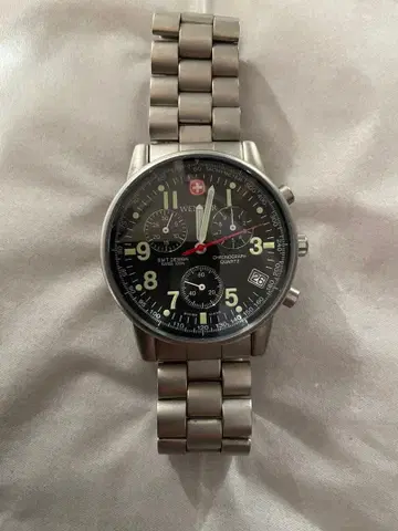 Wenger 크로노그래프 손목시계 스테인리스 536.0766