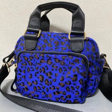 쓰리포타임 2way 레오파드 표범 무늬 숄더백