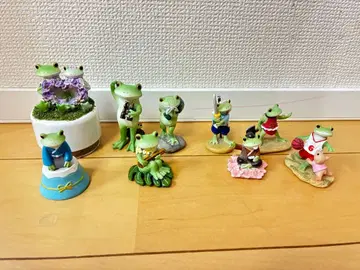 개구리 코포 9개 세트 피규어 오르골