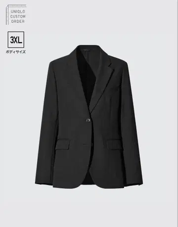 UNIQLO 3XL 블랙 정장 자켓