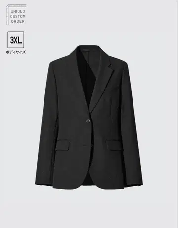 UNIQLO 3XL 블랙 정장 자켓