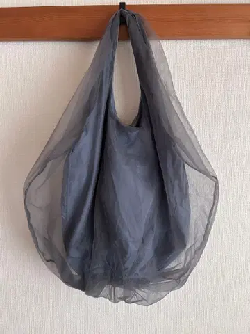 HELOYSE 그레이 블루 튤 백