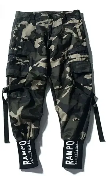 RAMPO 카모플라쥬 조거 카고 팬츠