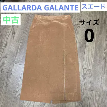 [ 중고 ] 스커트 GALLARDA GALANTE 스웨이드 사이즈 0