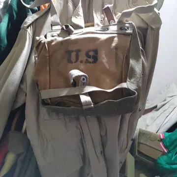 [ 실물 ] U.S.ARMY 숄더백 U.S 스텐실