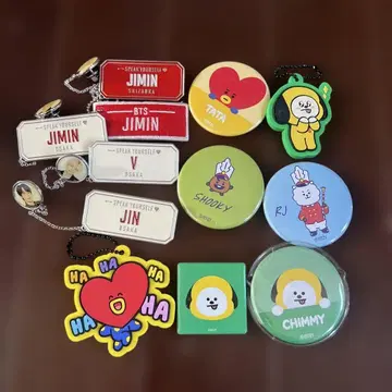 BTS 캐릭터 키링 세트