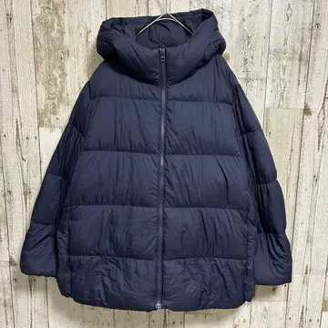 유니클로 UNIQLO 울트라 라이트 다운 후디 네이비 사이즈 XL