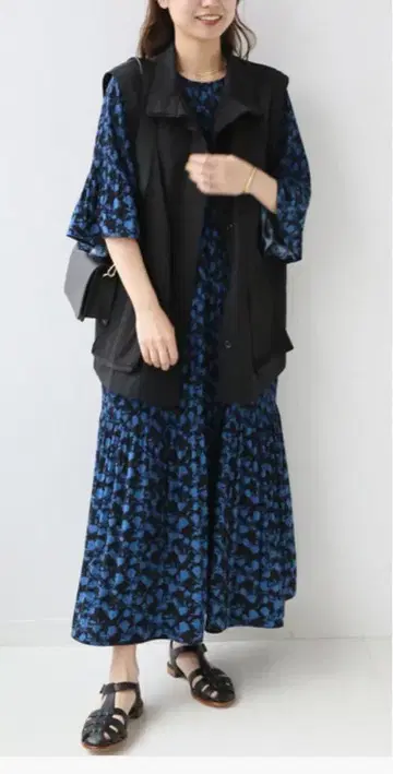 JOURNALSTANDARDrelume 마조리카 플리츠 플라워 원피스