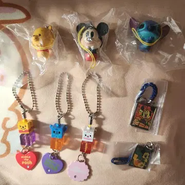 디즈니 스트랩 키링 세트