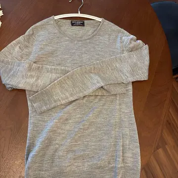JOHN SMEDLEY 그레이 긴팔 니트