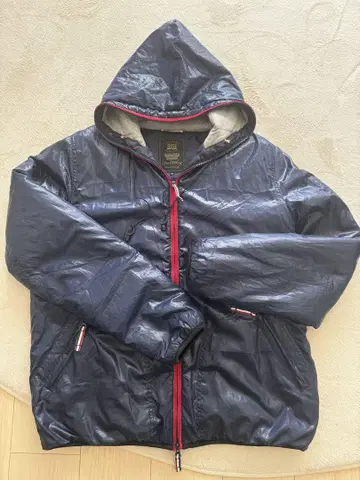 BEAMS 나일론 점퍼 네이비 XL