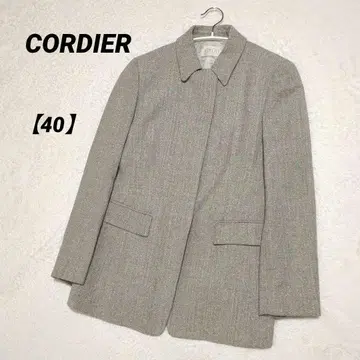 CORDIER 자켓 40 L 그레이 계열 헤링본 울 혼방 일본제