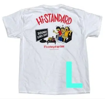 [ 새상품 ] Hi-STANDARD SLS TEE 화이트 L 사이즈