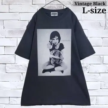 [ 새상품 ] LEON 마틸다 사진 셔츠 Vintage Black2