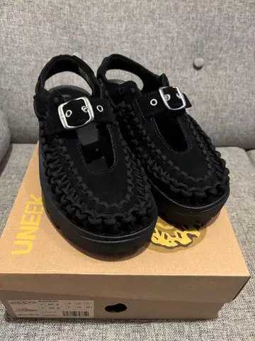 KEEN 유니크 PLT 메리 제인 24cm 새상품급