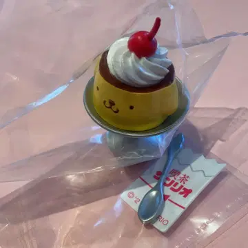찻집 산리오 시크릿 미니어처 마스코트 폼폼푸딩