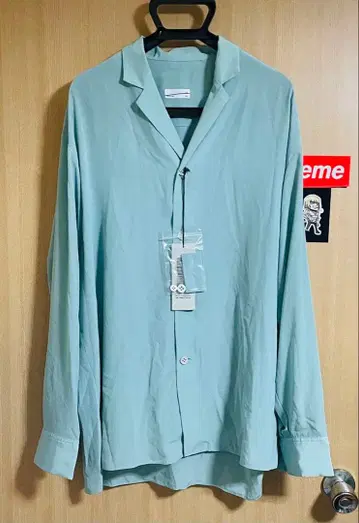 LAD MUSICIAN 데신 오픈 카라 셔츠 size 44