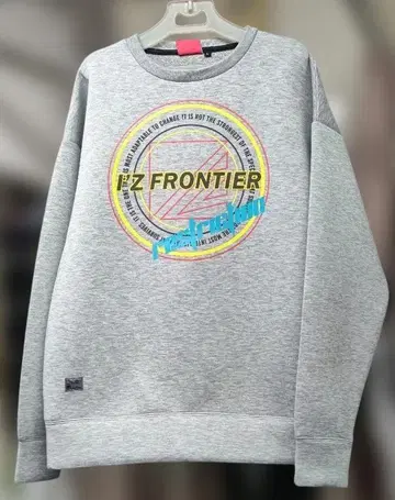 I'Z FRONTIER L.S. 스웨트 셔츠 L 헤더 그레이