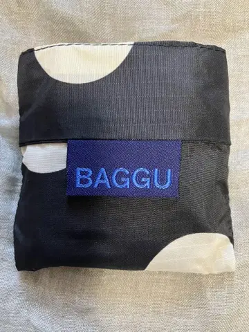 BAGGU 에코백 블랙 화이트 도트