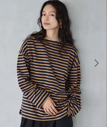 밴야드 스톰 루즈 실루엣 보더 풀오버