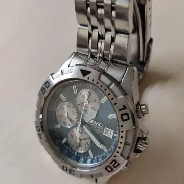 SEIKO 크로노그래프 7T32-7G50 블루