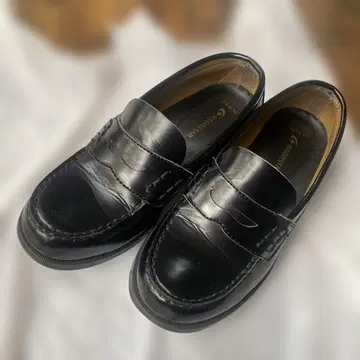 고등학교 학교 지정 문스타 블랙 로퍼 24.5cm