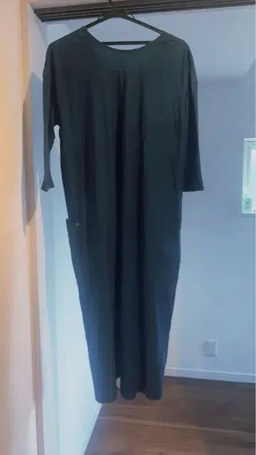 45r 45rpm 데님 7부 소매 티셔츠 원피스