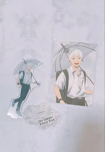 빛이 죽은 여름 빛 아크릴 스탠드 엽서 2점 set