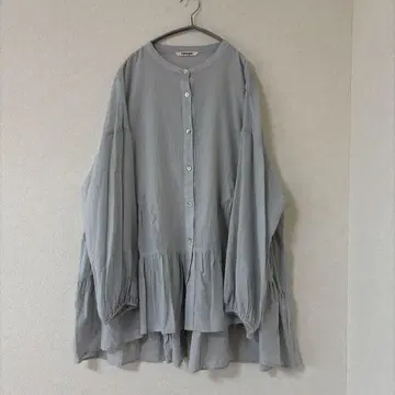 새상품급 tumugu 츠무구 롱 블라우스