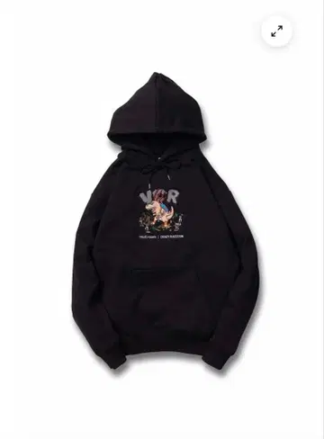 VAULTROOM VCR KEYREX HOODIE / BLK XL 사이즈