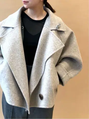 새상품급 IENA [ MINITZ ] 울 숏코트