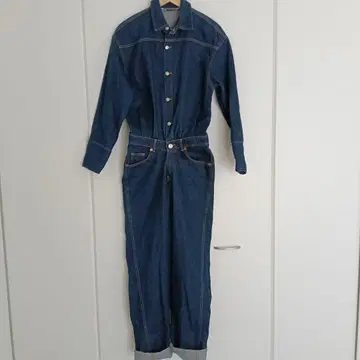 컨디션 최상 ZARA 데님 점프수트 올인원 XS